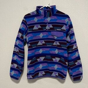 Patagonia quarter buttoned fleece sweater